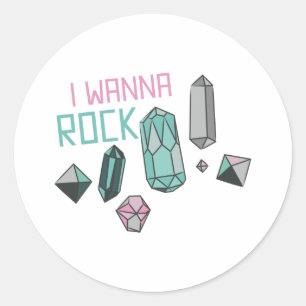 Adesivo Quero Rock