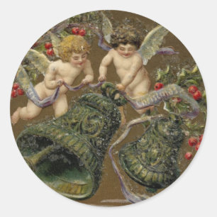 Adesivo Querubins que soam no Natal 1906