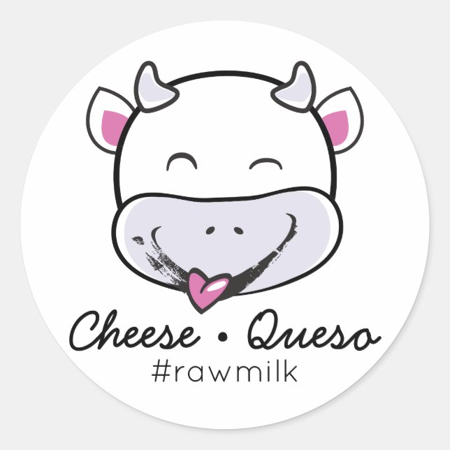 Adesivo Queso Queso Raw Milk Sticker (Frente)