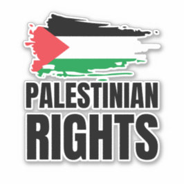 ADESIVO QUESTÕES RELATIVAS AOS DIREITOS DA PALESTINA