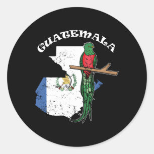 Adesivo Quetzal Bird Guatemala Cha Guatemala Flag