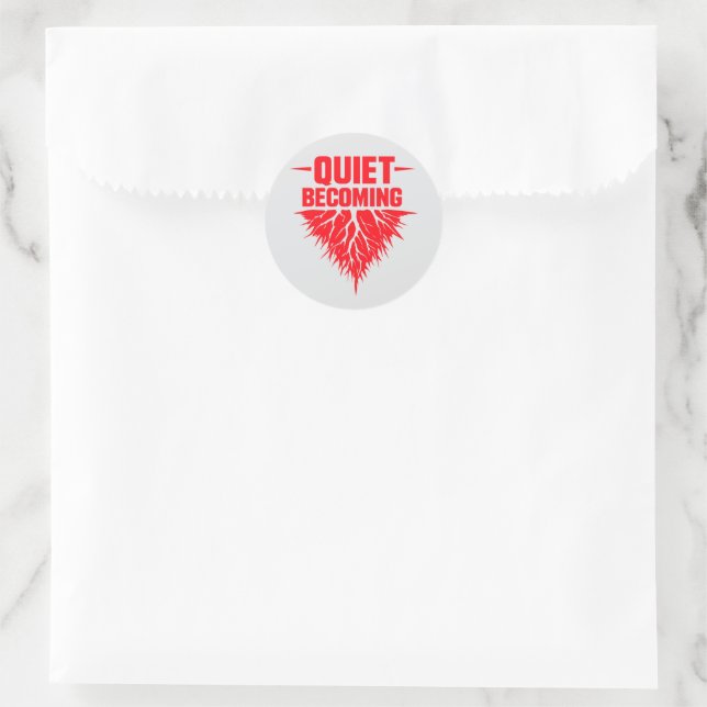 Adesivo Quiet Becoming (Bolsa)
