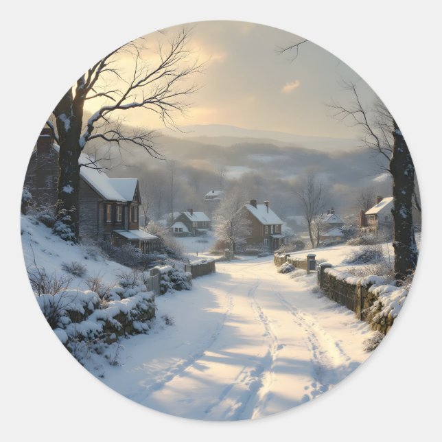 Adesivo Quietude Após Nevasca -  (Frente)