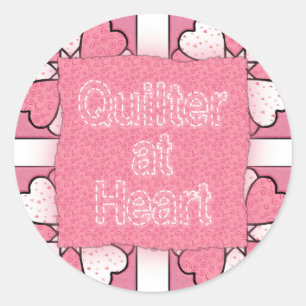 Adesivo Quilter no coração