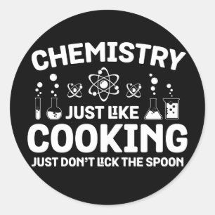 Adesivo Química assim como Cozinhar, simplesmente não pica