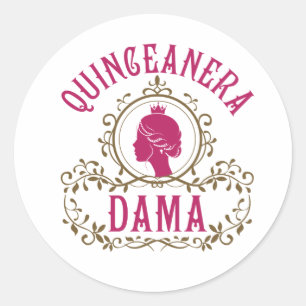 Adesivo Quinceanera Dama