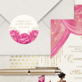 Adesivo Quinceanera Floral A Quente