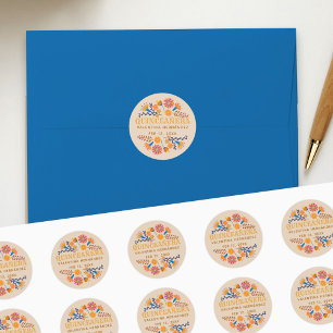 Adesivo Quinceanera Western Mexicano Fiesta Party