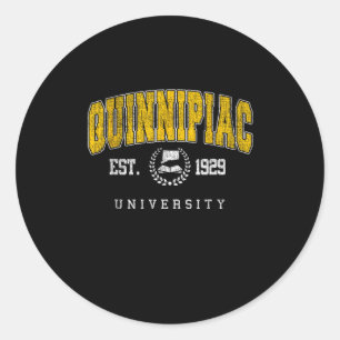 Adesivo Quinnipiac Arch Vintage College Athletic Sports De