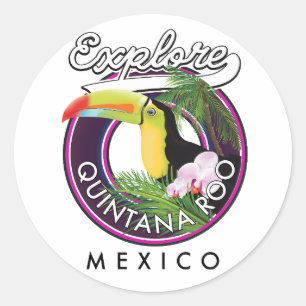 Adesivo Quintana Roo praia holbox México.