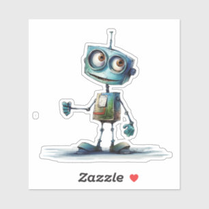 Adesivo Quirky Robots (design nº 10)