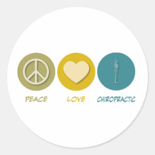 Adesivo Quiroterapia do amor da paz