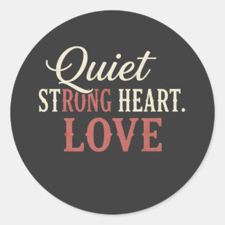 Adesivo QUIT Strong Heart Love 