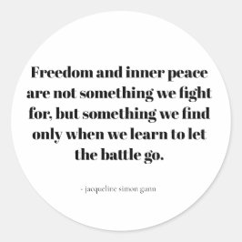 Adesivo Quotes about inner peace