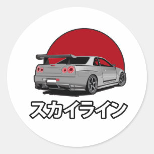 Adesivo R34 Skyline Sticker