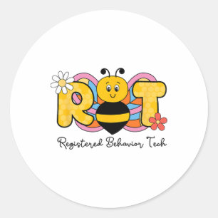 Adesivo R Bee T Tecnician De Comportamento Registrado Rbt