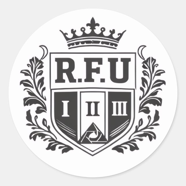 Adesivo R.F.U Crown Crest Sticker (Frente)