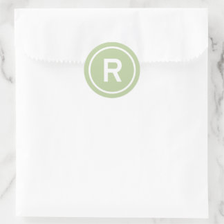 Adesivo R para o logotipo da dieta de comidas crus marca a