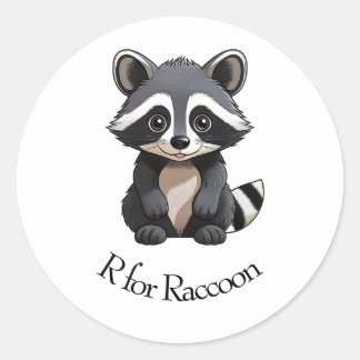 Adesivo R para Raccoon