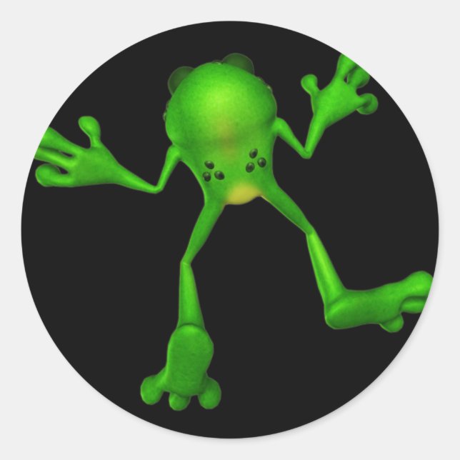 Adesivo Rã Verde Bonita (Frente)