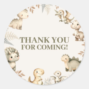 Adesivo Raaring Boho Dinossaur Theme Aniversário