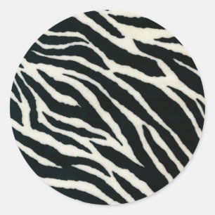 Adesivo RAB Rockabilly Zebra Imprime Preto e Branco