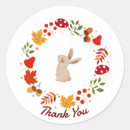Adesivo Rabbit de outono