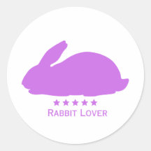 Rabbit Lover em Púrpura
