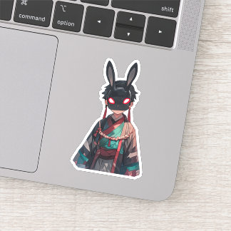 Adesivo Rabbit Mask Kimono Sticker – Dark Kawaii