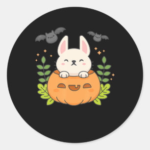 Adesivo Rabbit Pumpkin Bats Japonês Dia das Bruxas