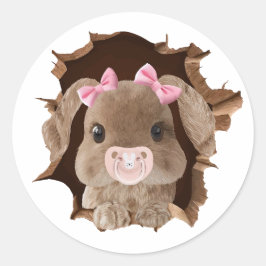 Adesivo Rabbit with pacifier