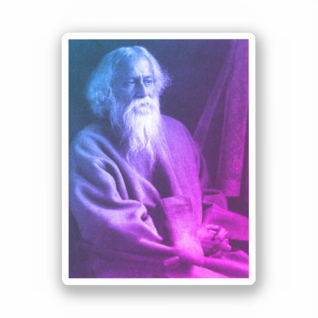 Adesivo Rabindranath Tagore (Frente)