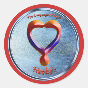 Adesivo Rabiscar no símbolo da Amizade