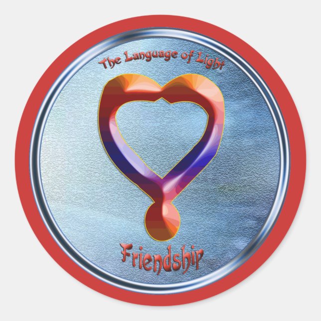 Adesivo Rabiscar no símbolo da Amizade (Frente)