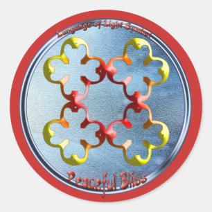 Adesivo Rabiscar no símbolo da Felicidade Pacífica