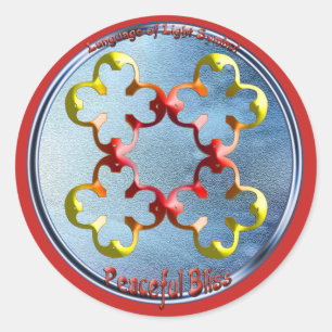 Adesivo Rabiscar no símbolo da Felicidade Pacífica