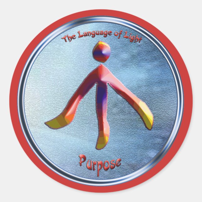 Adesivo Rabiscar no símbolo da finalidade (Frente)