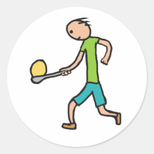 Adesivo Raça do ovo e da colher