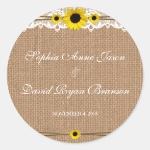 Adesivo Raça Rústica, Flores Sun, Personalização De Casame
