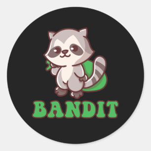 Adesivo Raccoon Bandit Trash Forest Fome