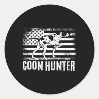Adesivo Raccoon Hunting Coon Caçador de Monhound