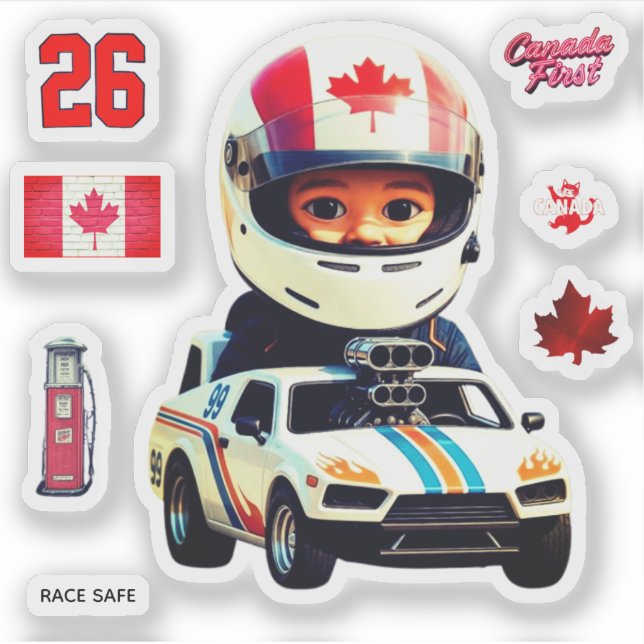 ADESIVO RACE CAR CANADAFIRST  (Frente)