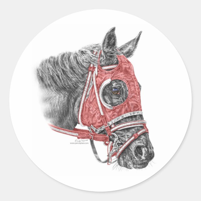 Adesivo Race Horse Portrait Silks (Frente)