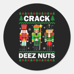 Adesivo Rache Deez Nuts Natal Divertido 