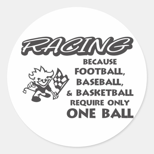 ADESIVO RACING PORQUE (Frente)