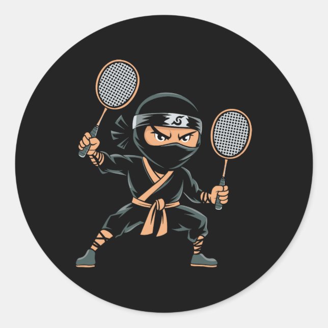 Adesivo Racket da Equipe Shuttle - Tribunal Racquet Dminto (Frente)