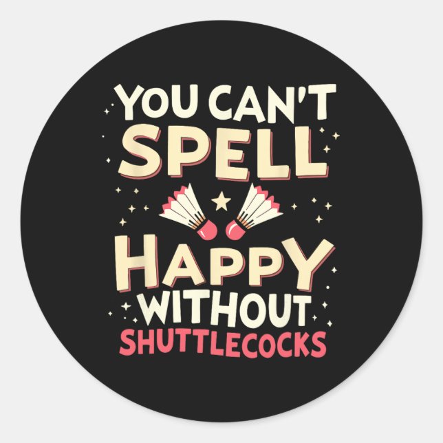 Adesivo Racket Racquet da Equipe Shuttle - Dminton do Trib (Frente)