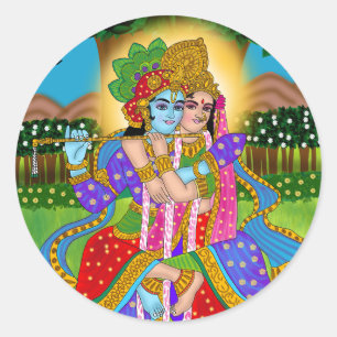 Adesivo Radha Krishna Sticker