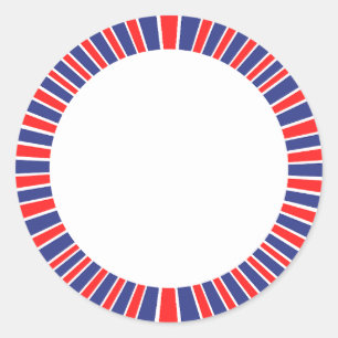 Adesivo Radiantes Feliz 4 de Julho
