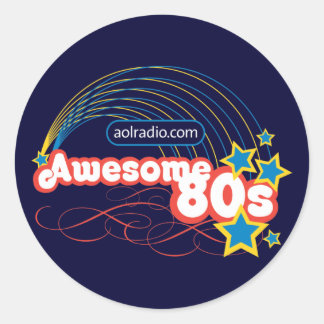 Adesivo Rádio de AOL - anos 80 impressionante